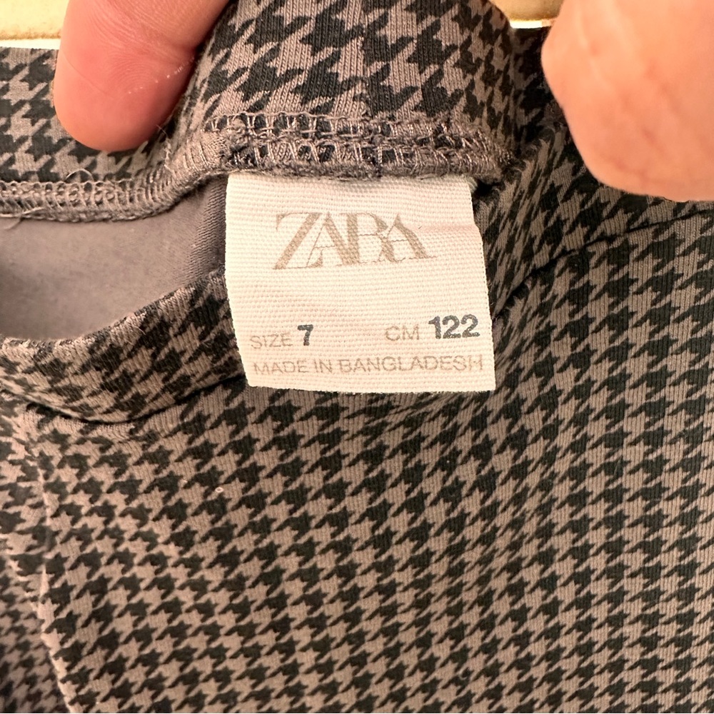 ZARA KIDS CHECKERED PANTS - Picture 3 of 4